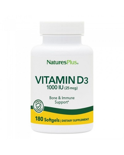 NATURES PLUS VITAMIN D3 1000IU 180 softgels