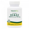 NATURES PLUS VITAMIN D3 1000IU (25mcg) / K2 100mcg 90caps