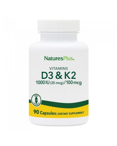 NATURES PLUS VIT D3 1 000 IU / VIT K2 100mcg 90VCAPS