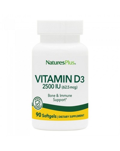 NATURES PLUS VITAMIN D3 2500IU 90 softgels