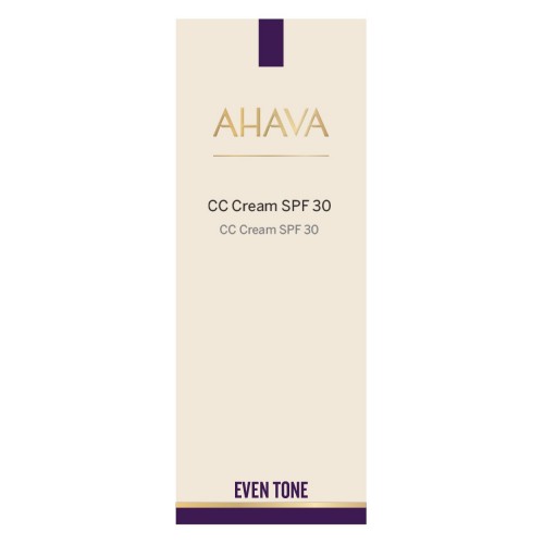 AHAVA CC CREAM COLOR CORRECTION SKIN PROTECTION BROAD SPECTRUM SPF30 30ML