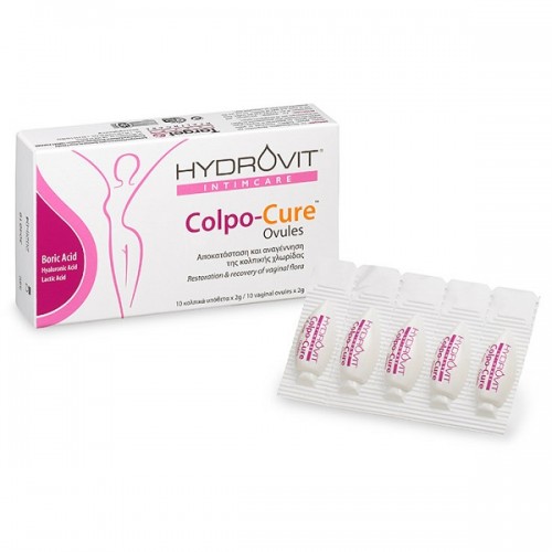 HYDROVIT COLPO-CURE OVULE 10 Κολπικά Yπόθετα x 2g