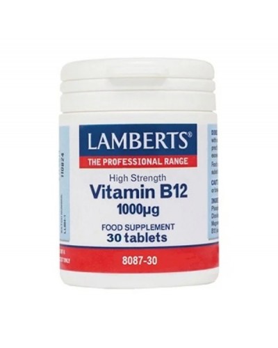 LAMBERTS VITAMIN B12 1000μg 30tabs