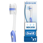 ORAL-B 1-2-3 INDICATOR ΟΔΟΝΤΟΒΟΥΡΤΣΑ 35mm ΜΕΤΡΙΑ 1τμχ ΣΕ ΔΙΑΦΟΡΑ ΧΡΩΜΑΤΑ