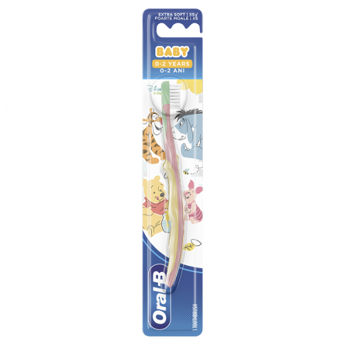 ORAL-B BABY ΠΑΙΔΙΚΗ ΟΔΟΝΤΟΒΟΥΡΤΣΑ WINNIE 0-2 ΕΤΩΝ EXTRA SOFT 1τμχ