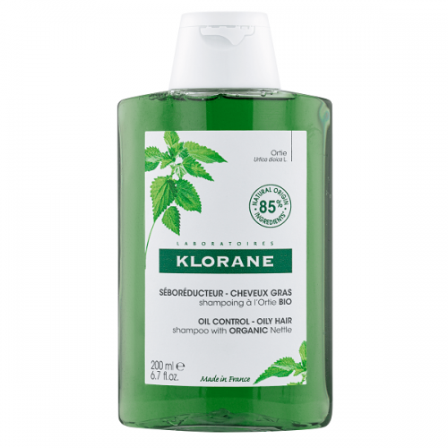 KLORANE ORTIE OIL CONTROL SHAMPOO WITH ORGANIC NETTLE OILY HAIR 200ml