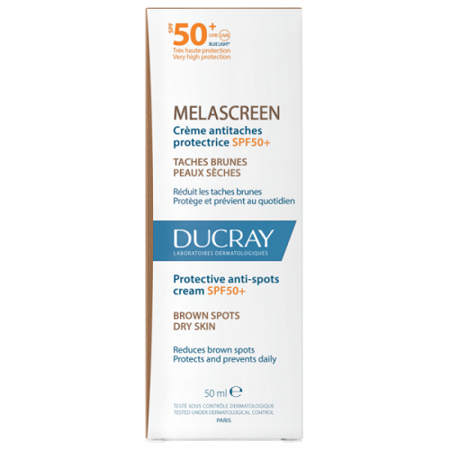 DUCRAY MELASCREEN PROTECTIVE ANTI-SPOTS CREAM SPF50+ FOR DRY SKIN 50ml