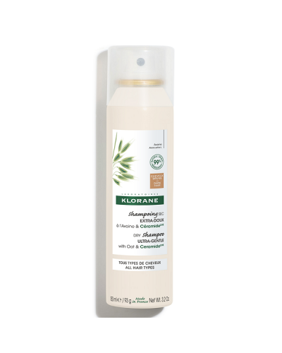 KLORANE ULTRA-GENTLE DRY SHAMPOO WITH OAT MILK & CERAMIDE ALL HAIR TYPES TEINTE 150ml