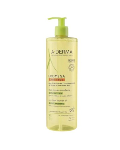 ADERMA EXOMEGA CONTROL ANTI-SCRATCHING EMOLLIENT SHOWER OIL 750ML