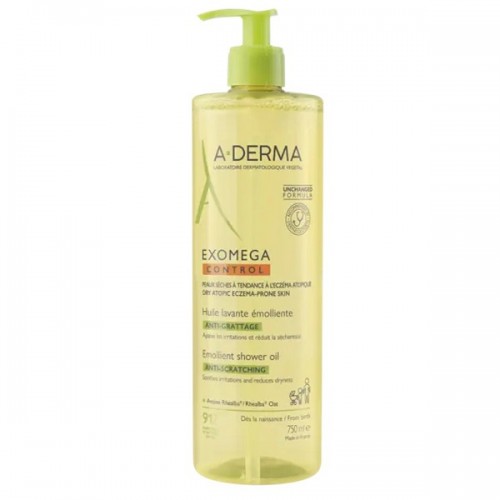 ADERMA EXOMEGA CONTROL ANTI-SCRATCHING EMOLLIENT SHOWER OIL 750ML