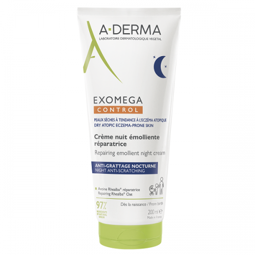 ADERMA EXOMEGA CONTROL REPAIRING EMOLLIENT NIGHT CREAM  200ml