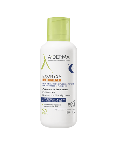 ADERMA EXOMEGA CONTROL REPAIRING EMOLLIENT NIGHT CREAM 400ml