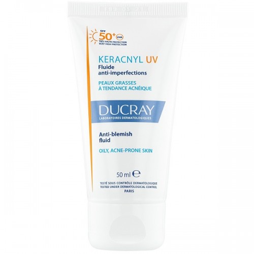 DUCRAY PROMO KERACNYL UV ANTI-BLEMISH FACE FLUID SPF50+ 50ml & ΔΩΡΟ FOAMING GEL FACE - BODY 100ml