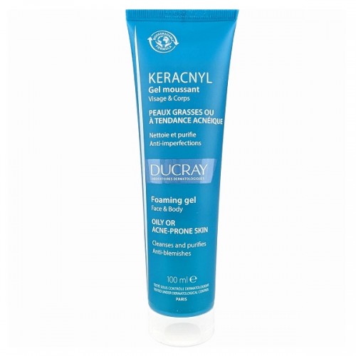 DUCRAY PROMO KERACNYL UV ANTI-BLEMISH FACE FLUID SPF50+ 50ml & ΔΩΡΟ FOAMING GEL FACE - BODY 100ml