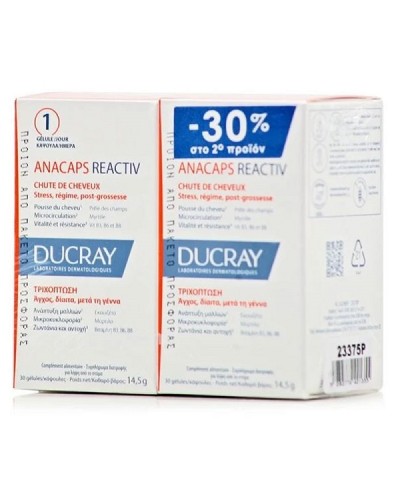 DUCRAY PROMO ANACAPS REACTIV 2 x 30CAPS