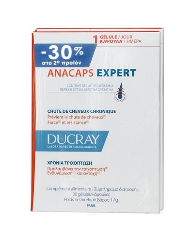 DUCRAY PROMO ANACAPS EXPERT 2 x 30CAPS