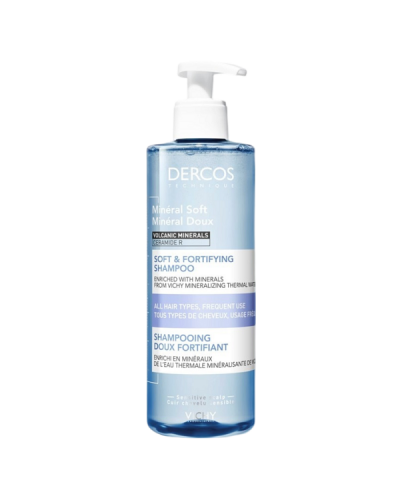 VICHY DERCOS MINERAL SOFT​​​​​​​ SOFT & FORTIFYNG SHAMPOO 400ml