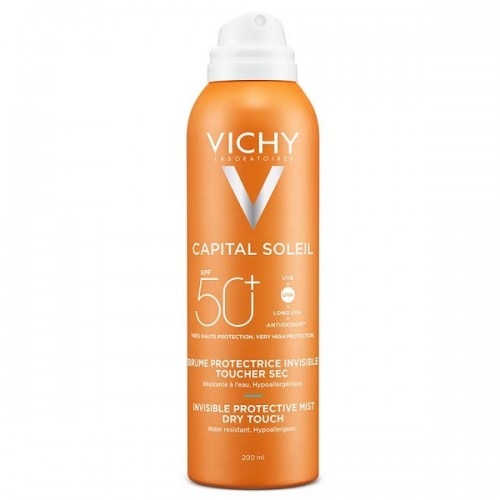 VICHY CAPITAL SOLEIL INVISIBLE HYDRATING MIST SPF50+ 200ml