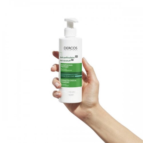 VICHY DERCOS ANTI-DANDRUFF ΑΝΤΙΠΙΤΥΡΙΔΙΚΟ ΣΑΜΠΟΥΑΝ ΓΙΑ ΚΑΝΟΝΙΚΑ & ΛΙΠΑΡΑ ΜΑΛΛΙΑ 390ml