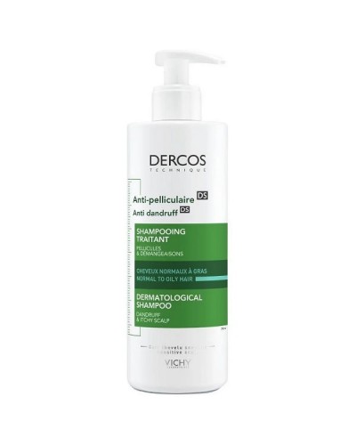 VICHY DERCOS ANTI-DANDRUFF ΑΝΤΙΠΙΤΥΡΙΔΙΚΟ ΣΑΜΠΟΥΑΝ ΓΙΑ ΚΑΝΟΝΙΚΑ & ΛΙΠΑΡΑ ΜΑΛΛΙΑ 390ml