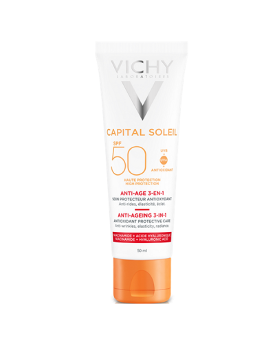 VICHY CAPITAL SOLEIL ANTI-AGEING 3IN1 SPF50 50ml