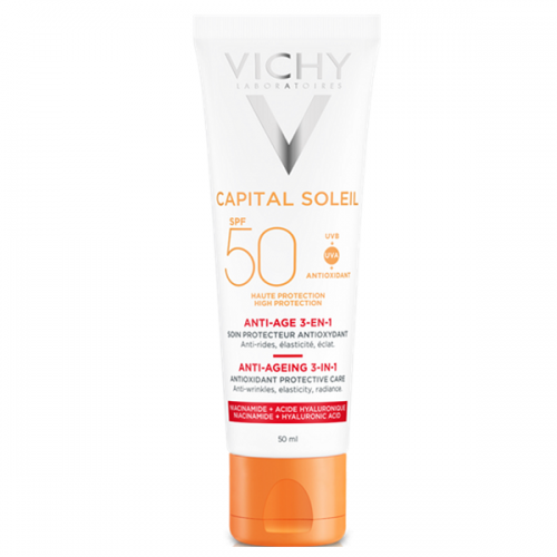 VICHY CAPITAL SOLEIL ANTI-AGEING 3IN1 SPF50 50ml