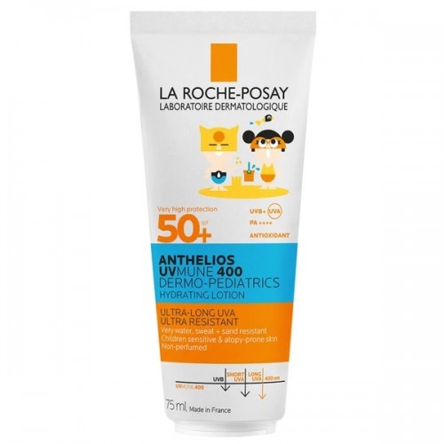 LA ROCHE POSAY ANTHELIOS UVMUNE 400 DERMO-PEDIATRICS HYDRATING LOTION SPF 50+75ml