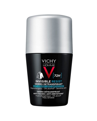 VICHY HOMME DEODORANT INVISIBLE RESIST ROLL-ON 72H 50ml