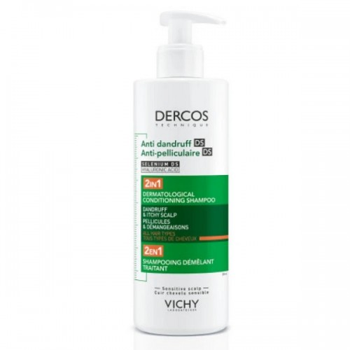 VICHY DERCOS ANTI-DANDRUFF 2IN1 ΑΝΤΙΠΙΤΥΡΙΔΙΚΟ ΣΑΜΠΟΥΑΝ & CONDITIONER 390ml