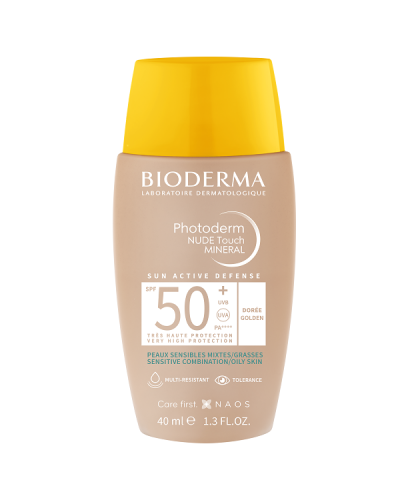 BIODERMA PHOTODERM NUDE TOUCH MINERAL SPF50+ DOREE GOLDEN 40ml