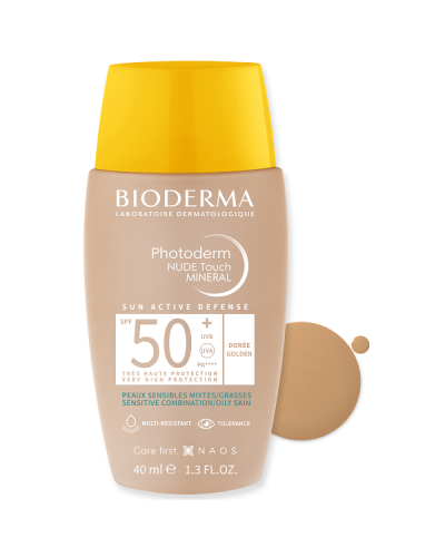 BIODERMA PHOTODERM NUDE TOUCH MINERAL SPF50+ DOREE GOLDEN 40ml