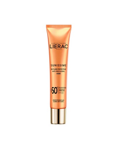 LIERAC SUNISSIME BB FLUIDE PROTECTEUR ANTI-AGE GLOBAL SPF50+ DORE 40ML