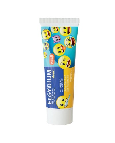 ELGYDIUM JUNIOR EMOJI TOOTHPASTE ΟΔΟΝΤΟΚΡΕΜΑ ΓΙΑ ΠΑΙΔΙΑ 7 ΕΩΣ 12 ΕΤΩΝ ΜΕ ΓΕΥΣΗ TUTTI FRUTTI 50ML