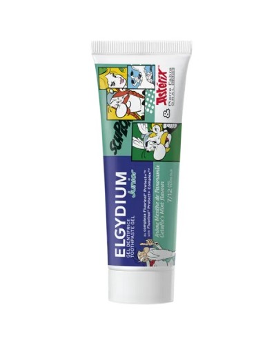 ELGYDIUM KIDS ASTERIX TOOTHPASTE ΟΔΟΝΤΟΚΡΕΜΑ ΓΙΑ ΠΑΙΔΙΑ 7 ΕΩΣ 12 ΕΤΩΝ ΜΕ ΓΕΥΣΗ ΜΕΝΤΑ 50ml