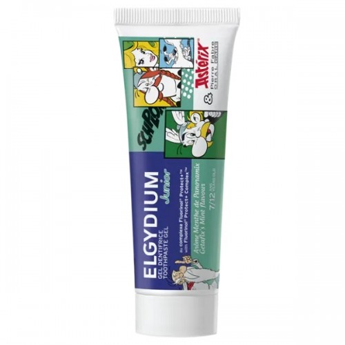 ELGYDIUM KIDS ASTERIX TOOTHPASTE ΟΔΟΝΤΟΚΡΕΜΑ ΓΙΑ ΠΑΙΔΙΑ 7 ΕΩΣ 12 ΕΤΩΝ ΜΕ ΓΕΥΣΗ ΜΕΝΤΑ 50ml