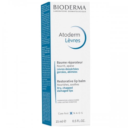 BIODERMA ATODERM BAUME LEVRES 15ml