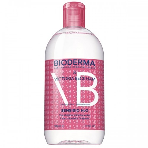 BIODERMA & VICTORIA BECKHAM SENSIBIO H2O MICELLAR WATER 500ml LIMITED EDITION