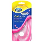 SCHOLL GEL ACTIV EXTREME HEELS ΑΝΑΤΟΜΙΚΟΙ ΓΥΝΑΙΚΕΙΟΙ ΠΑΤΟΙ ΓΙΑ ΨΗΛΟΤΑΚΟΥΝΑ ΠΑΠΟΥΤΣΙΑ ONE SIZE Νο 35-40,5 1 ζευγάρι