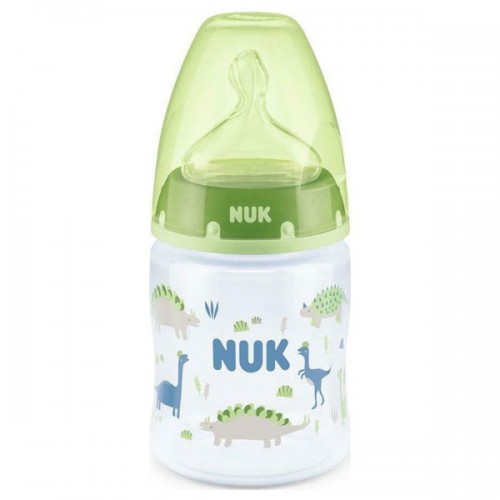 NUK FIRST CHOICE PLUS ΜΠΙΜΠΕΡΟ ΠΛΑΣΤΙΚΟ ΜΕ ΘΗΛΗ ΣΙΛΙΚΟΝΗΣ 0-6 ΜΗΝΩΝ 150ml 