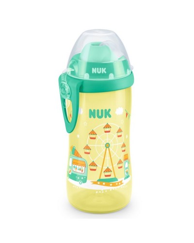 NUK FLEXI CUP ΠΑΓΟΥΡΑΚΙ ΜΕ ΚΑΛΑΜΑΚΙ 12+ ΜΗΝΩΝ 300ml ΣΕ ΔΙΑΦΟΡΑ ΧΡΩΜΑΤΑ