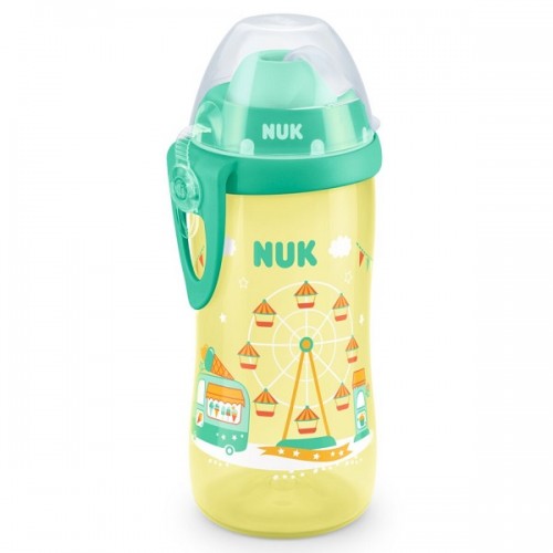 NUK FLEXI CUP ΠΑΓΟΥΡΑΚΙ ΜΕ ΚΑΛΑΜΑΚΙ 12+ ΜΗΝΩΝ 300ml ΣΕ ΔΙΑΦΟΡΑ ΧΡΩΜΑΤΑ