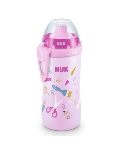 NUK JUNIOR CUP ΠΑΓΟΥΡΑΚΙ ΜΕ ΚΑΠΑΚΙ PUSH PULL 36+ ΜΗΝΩΝ 300ml ΣΕ ΔΙΑΦΟΡΑ ΧΡΩΜΑΤΑ