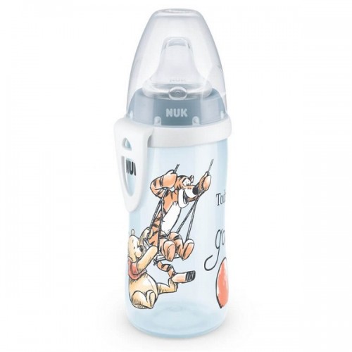 NUK ACTIVE CUP DISNEY WINNIE THE POOH ΠΑΓΟΥΡΑΚΙ ΜΕ ΡΥΓΧΟΣ ΣΙΛΙΚΟΝΗΣ 12+ ΜΗΝΩΝ 300ml