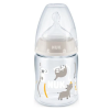 NUK FIRST CHOICE PLUS ΜΠΙΜΠΕΡΟ ΠΛΑΣΤΙΚΟ ΜΕ ΘΗΛΗ ΣΙΛΙΚΟΝΗΣ 0-6 ΜΗΝΩΝ 150ml & ΔΕΙΚΤΗ ΕΛΕΓΧΟΥ ΘΕΡΜΟΚΡΑΣΙΑΣ 1τμχ ΔΙΑΦΟΡΑ ΣΧΕΔΙΑ