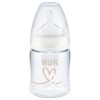 NUK FIRST CHOICE PLUS ΜΠΙΜΠΕΡΟ ΠΛΑΣΤΙΚΟ ΜΕ ΘΗΛΗ ΣΙΛΙΚΟΝΗΣ 0-6 ΜΗΝΩΝ 150ml & ΔΕΙΚΤΗ ΕΛΕΓΧΟΥ ΘΕΡΜΟΚΡΑΣΙΑΣ 1τμχ ΔΙΑΦΟΡΑ ΣΧΕΔΙΑ