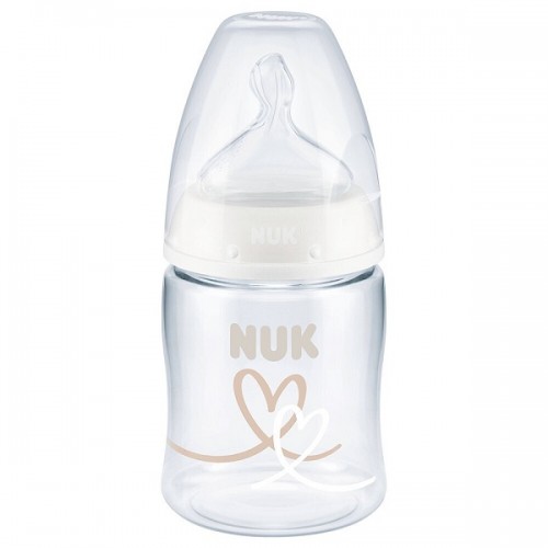 NUK FIRST CHOICE PLUS ΜΠΙΜΠΕΡΟ ΠΛΑΣΤΙΚΟ ΜΕ ΘΗΛΗ ΣΙΛΙΚΟΝΗΣ 0-6 ΜΗΝΩΝ 150ml & ΔΕΙΚΤΗ ΕΛΕΓΧΟΥ ΘΕΡΜΟΚΡΑΣΙΑΣ 1τμχ ΔΙΑΦΟΡΑ ΣΧΕΔΙΑ