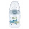 NUK FIRST CHOICE PLUS ΜΠΙΜΠΕΡΟ ΠΛΑΣΤΙΚΟ ΜΕ ΘΗΛΗ ΣΙΛΙΚΟΝΗΣ 0-6 ΜΗΝΩΝ 150ml & ΔΕΙΚΤΗ ΕΛΕΓΧΟΥ ΘΕΡΜΟΚΡΑΣΙΑΣ 1τμχ ΔΙΑΦΟΡΑ ΣΧΕΔΙΑ