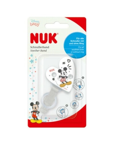 NUK ΚΟΡΔΕΛΑ ΠΙΠΙΛΑΣ MICKEY 1τμχ