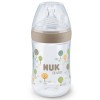 NUK FOR NATURE ΜΠΙΜΠΕΡΟ ΜΕ ΘΗΛΗ ΣΙΛΙΚΟΝΗΣ & ΔΕΙΚΤΗ ΕΛΕΓΧΟΥ ΘΕΡΜΟΚΡΑΣΙΑΣ MEDIUM 260ml ΣΕ ΔΙΑΦΟΡΑ ΧΡΩΜΑΤΑ