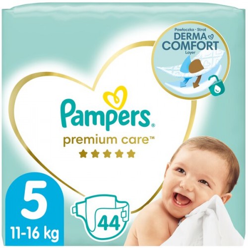 PAMPERS PREMIUM CARE No 5 (11-16kg) 44τμχ JUMBO PACK